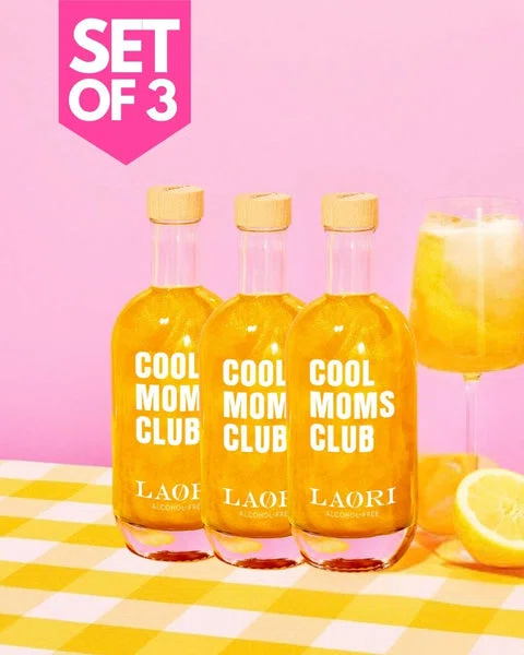 3er Set-Amalfi Glitzer Spritz: Cool Moms Club