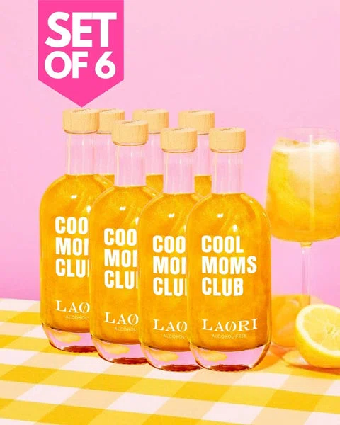 6er Set-Amalfi Glitzer Spritz: Cool Moms Club
