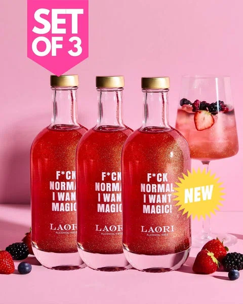 3er Set-Berry Glitzer Spritz: I want magic