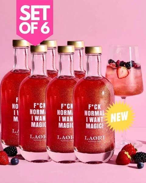 6er Set-Berry Glitzer Spritz: I want magic