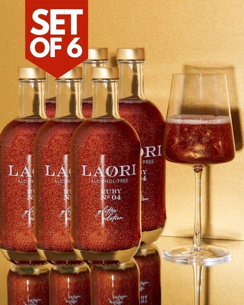 6er Set - RUBY NO 4 - GLITZER SPRITZ (0,5L) - VORTEILSSET